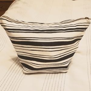 Striped pouch